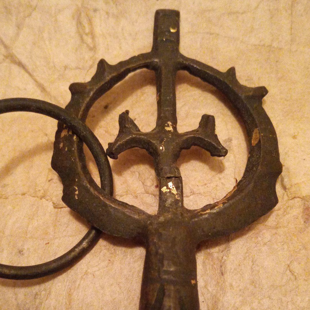 Shakujo Buddhist art Cane Cane head Momoyama period