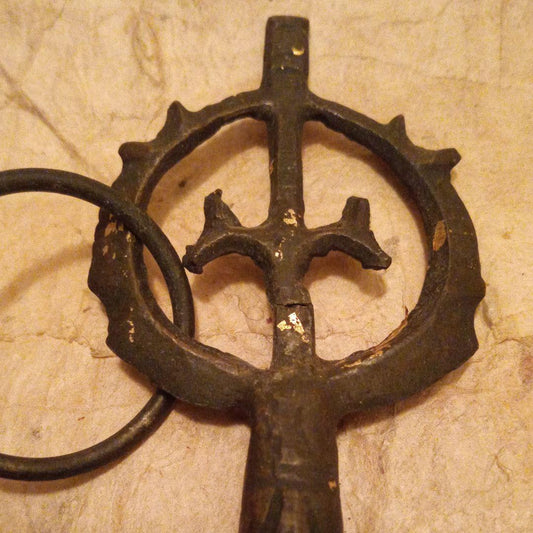 Shakujo Buddhist art Cane Cane head Momoyama period