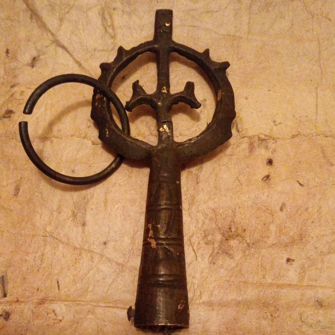 Shakujo Buddhist art Cane Cane head Momoyama period
