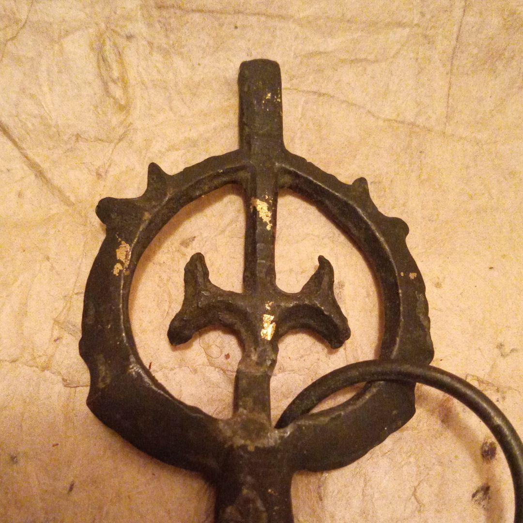 Shakujo Buddhist art Cane Cane head Momoyama period