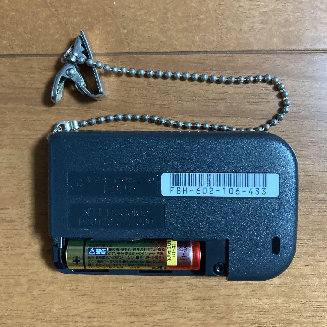 As is for parts pager Senti F black NTT docomo body only POKEBERU　POKEBELL