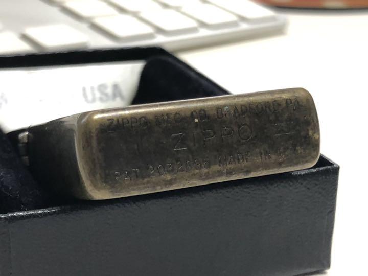 As is For Parts Zippo lighter Ntage golden   replica