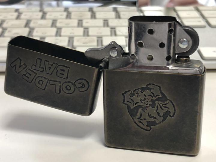 As is For Parts Zippo lighter Ntage golden   replica