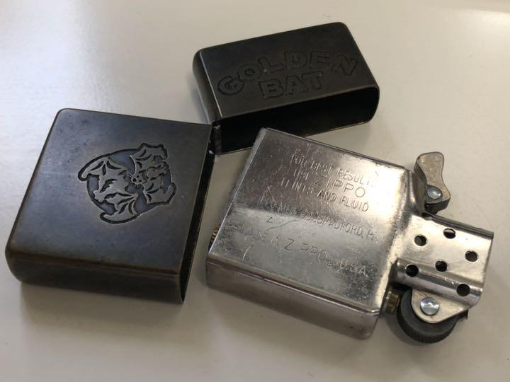 As is For Parts Zippo lighter Ntage golden   replica