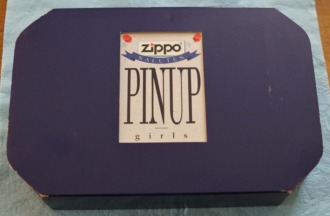 As is For Parts  ZIPPO Lighter 1996 Limited Edition Pinup Girls