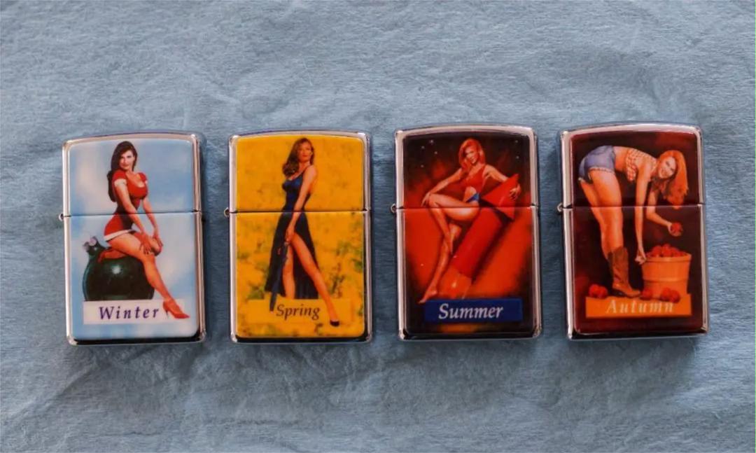 As is For Parts  ZIPPO Lighter 1996 Limited Edition Pinup Girls
