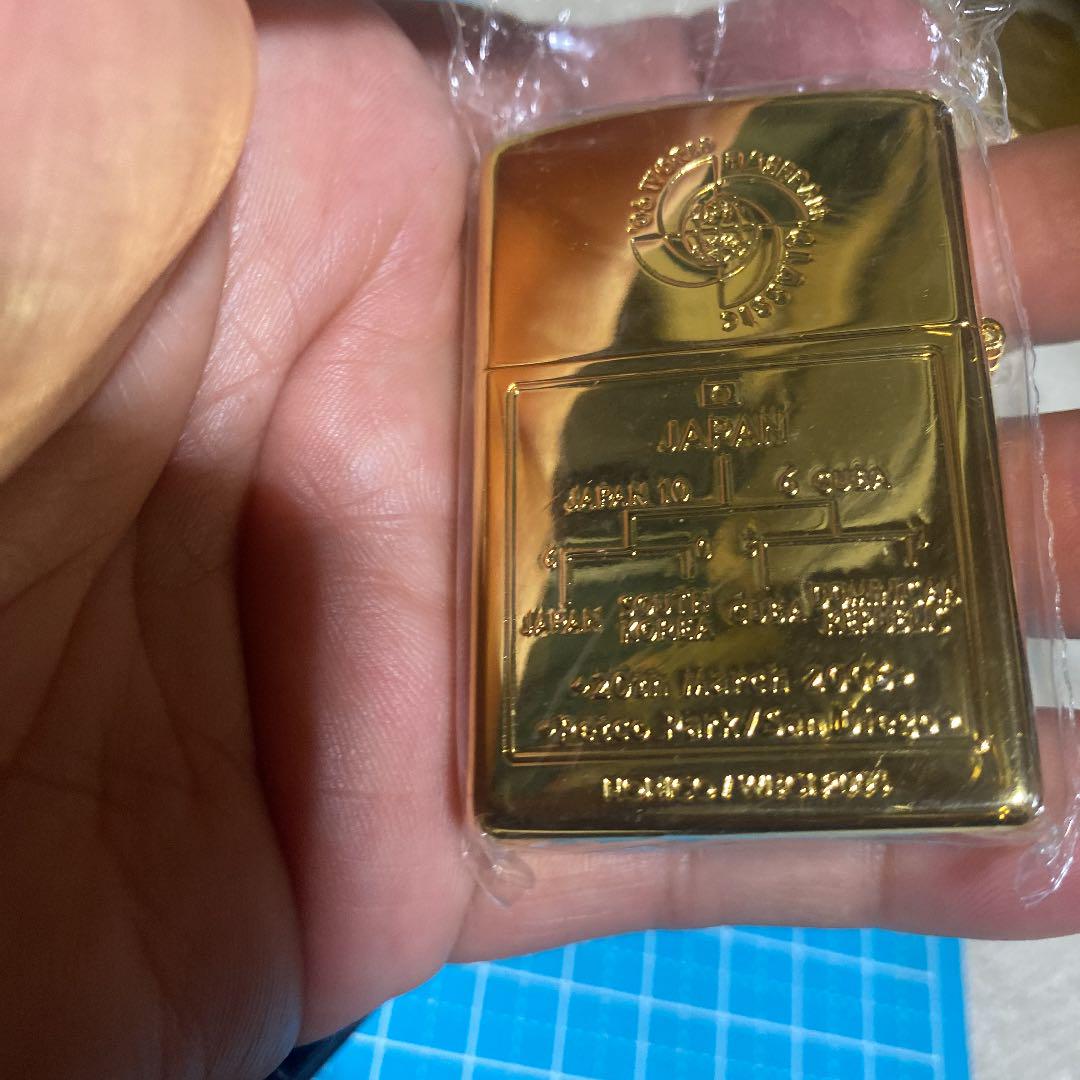 As is For Parts Zippo WORLD baseball classic limited edition oil lighter