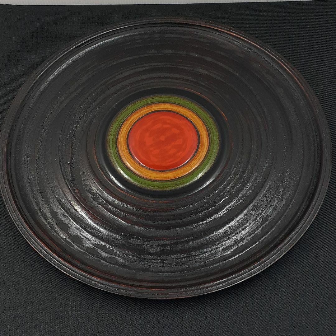 Kagawa's Nurimono, Elephant Paint, Obon, Top, 30 cm, Urushi Paint, Natural