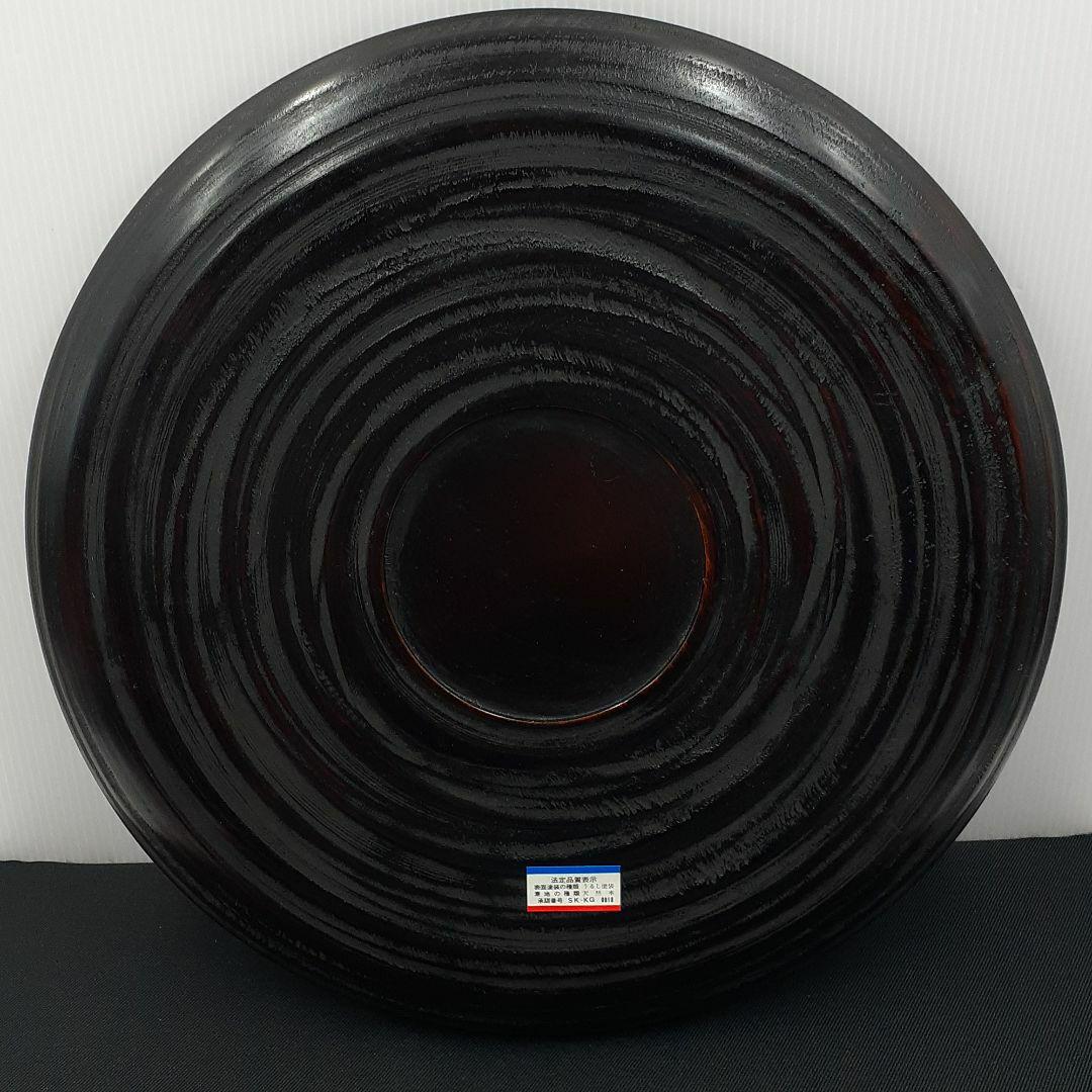 Kagawa's Nurimono, Elephant Paint, Obon, Top, 30 cm, Urushi Paint, Natural