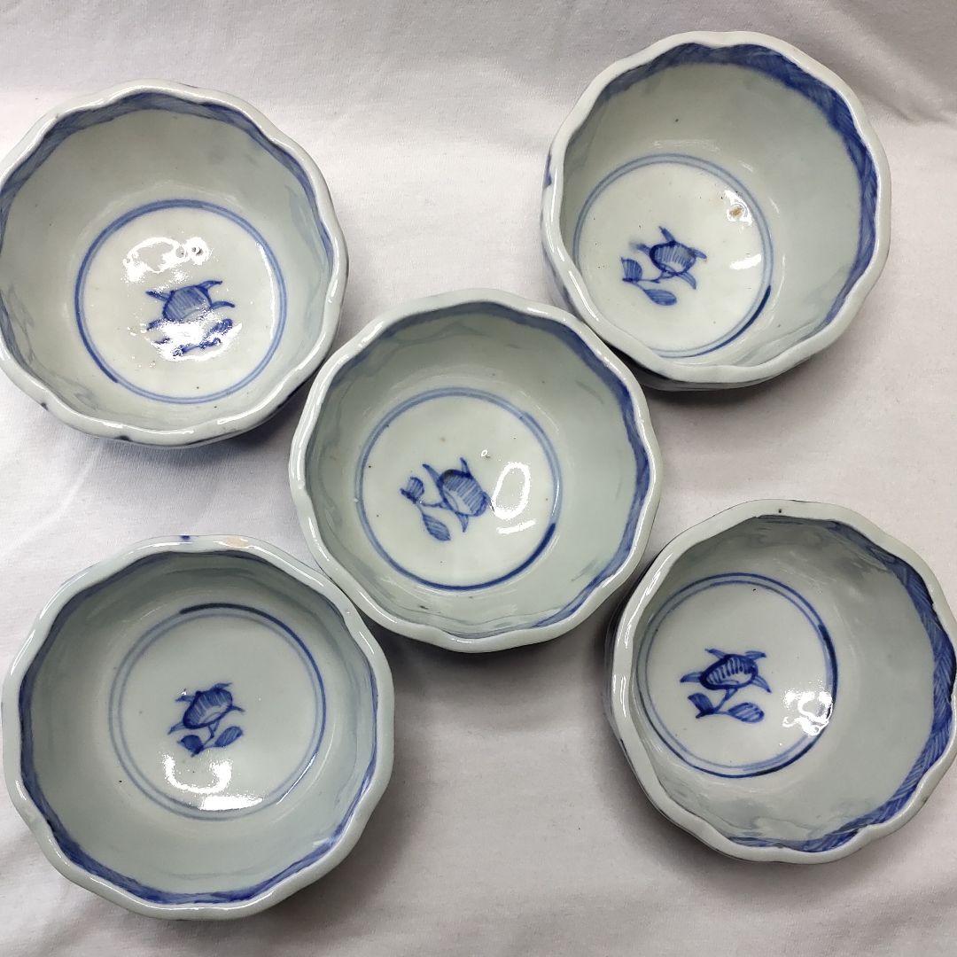 Tea utensils Koimari ware Dyed antique teacup Hand-painted