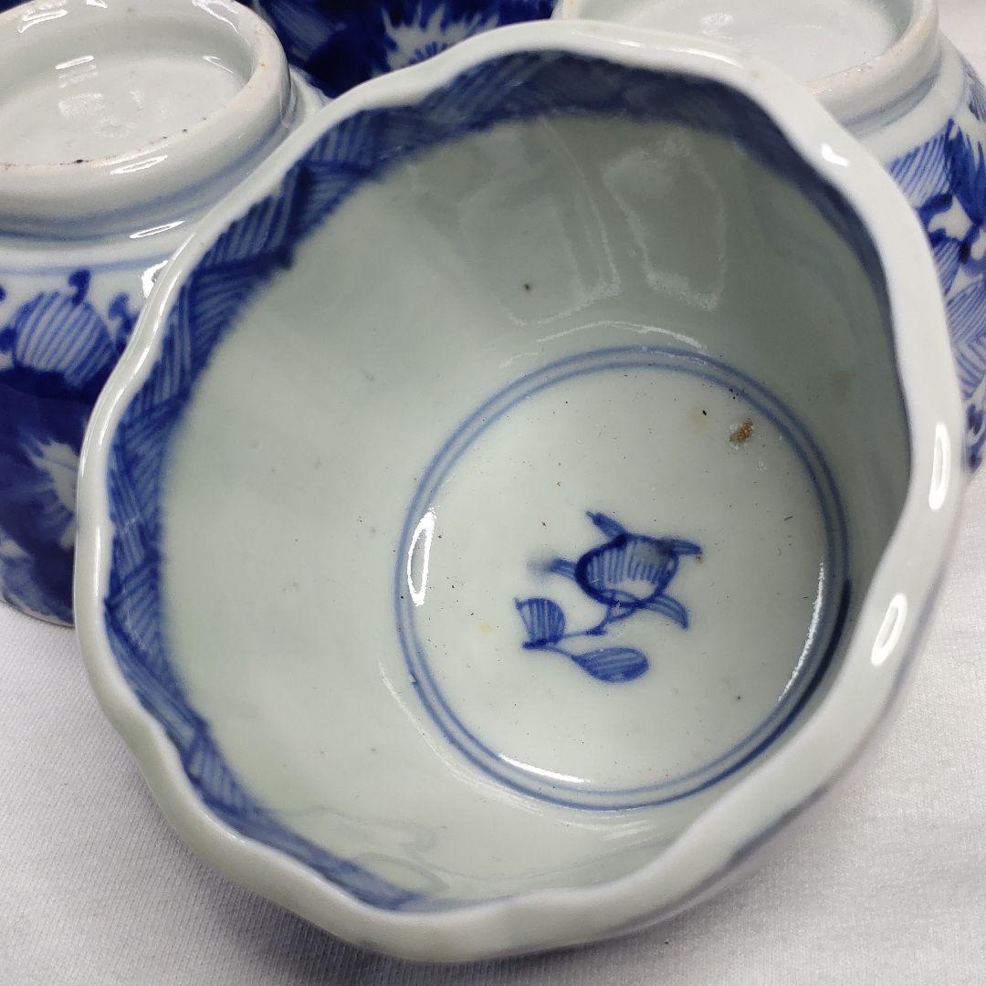 Tea utensils Koimari ware Dyed antique teacup Hand-painted