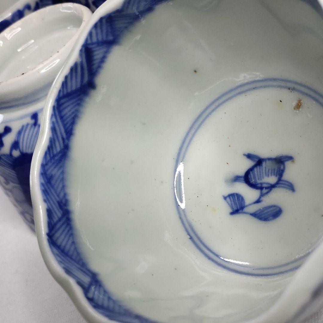 Tea utensils Koimari ware Dyed antique teacup Hand-painted