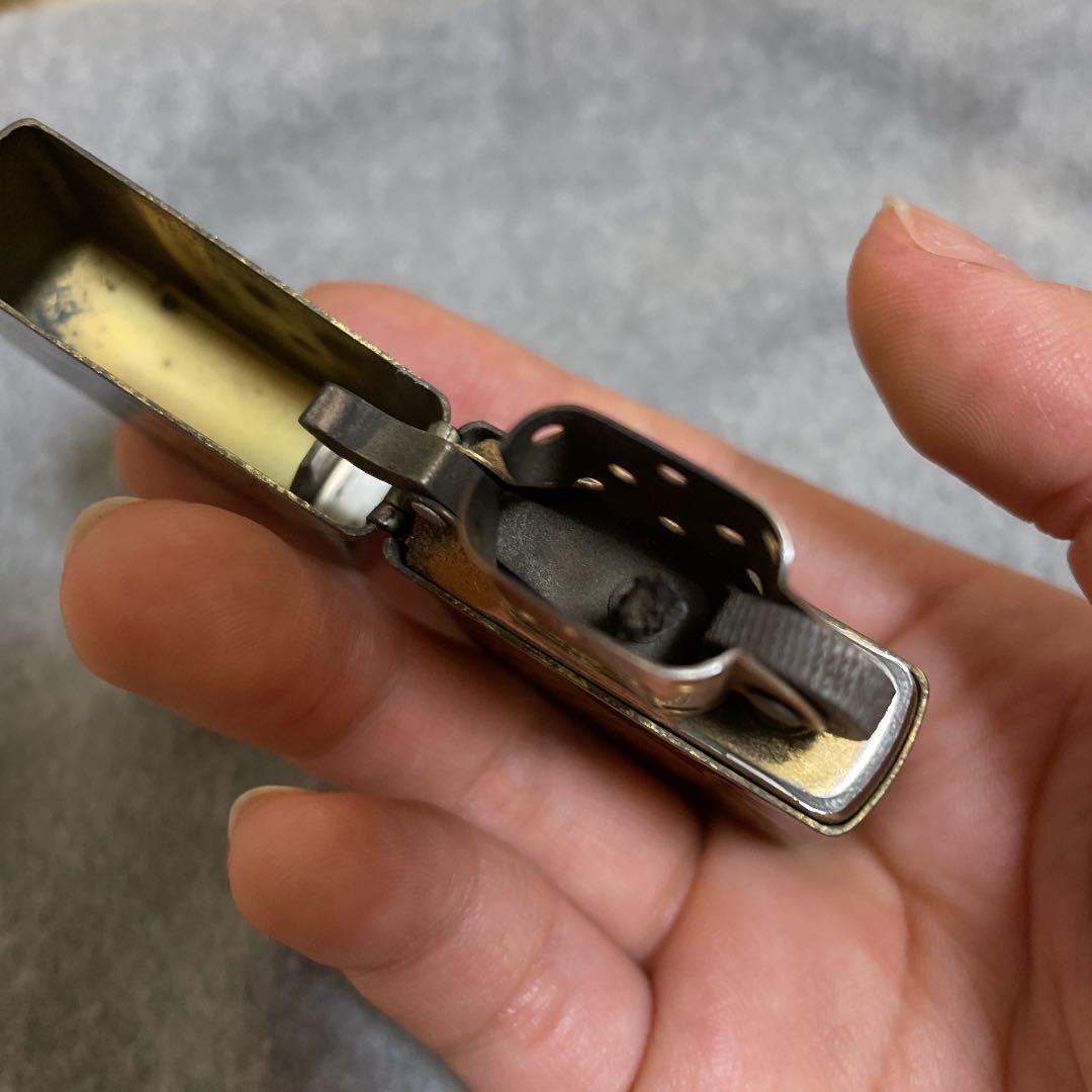 As is for Parts zippo Genuine gold lacquer tiger MAKIE TORA
