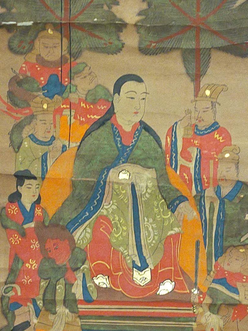 Woodblock print hanging scroll Tokujin hanging scroll antique ukiyo-e