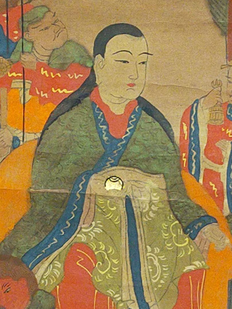 Woodblock print hanging scroll Tokujin hanging scroll antique ukiyo-e