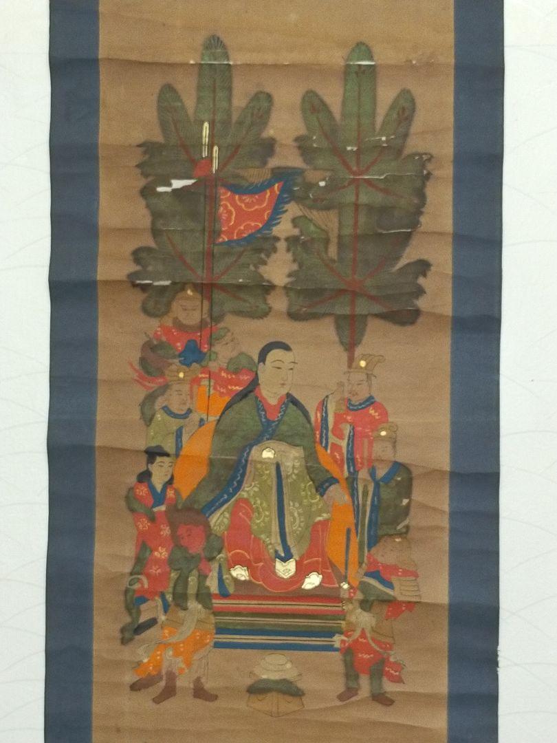 Woodblock print hanging scroll Tokujin hanging scroll antique ukiyo-e