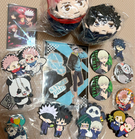 Jujutsu Kaisen Goods Bulk Sale Satoru Gojo Axta Plush Toy etc.
