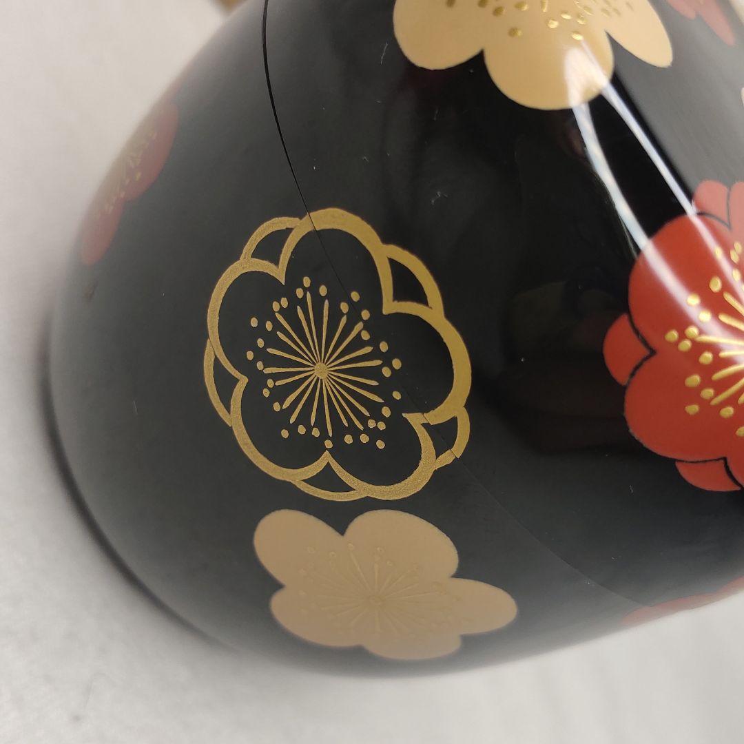 Tea ceremony utensils Ume lacquer work Nakajutsu Nurishi Shoju made