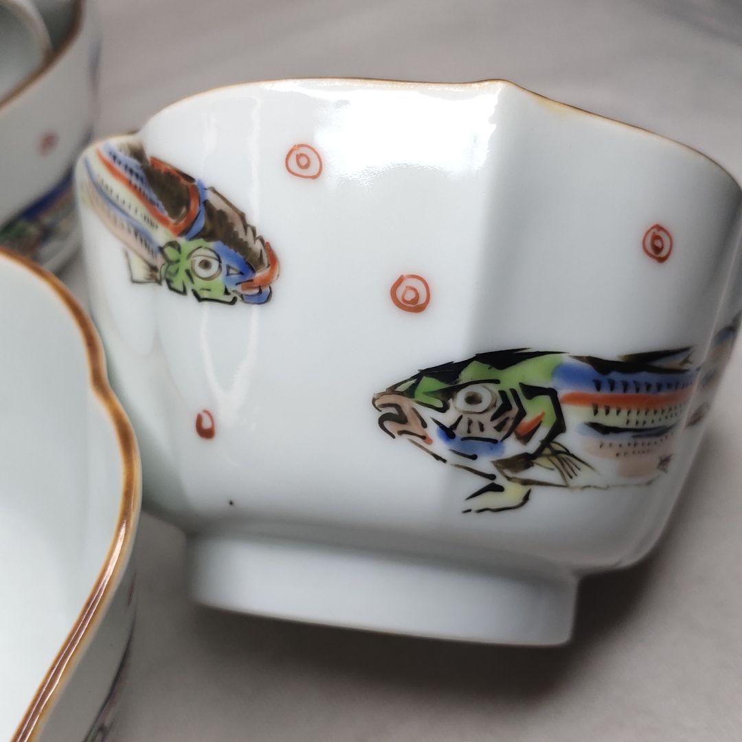 13th Kakiemon Kobachi Living National Treasure Muddy Hand Fish Hand