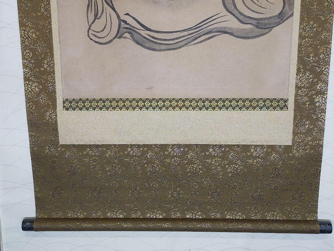 Hanging scroll crafts Zen Master Tokuyama hanging scroll antiques JAPAN