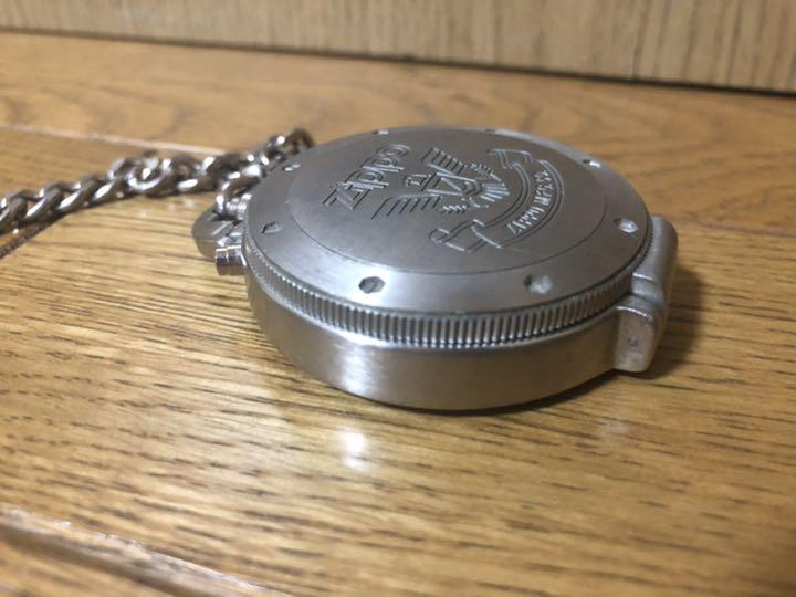As is For Parts ZIPPO chronograph quartz metal stainless steel