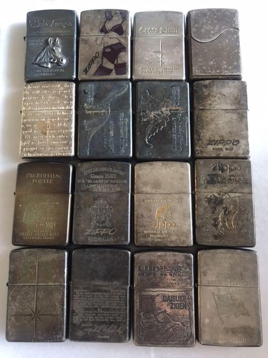 As is For Parts ZIPPO 16 items sold in bulk