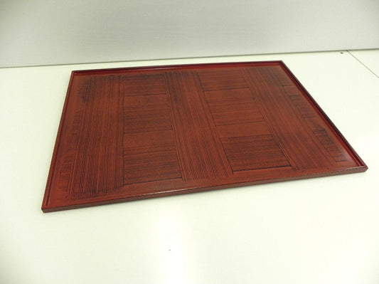 Echizen Laquer Ware Obon Tray Urushi Natural Wood Laquer Ware Urushi