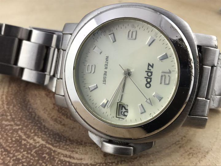As is For Parts analog clock silver movement quartz battery