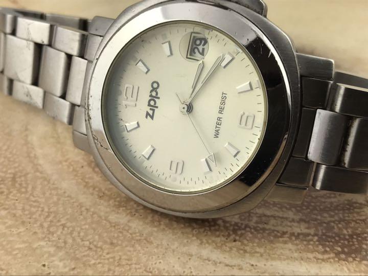 As is For Parts analog clock silver movement quartz battery
