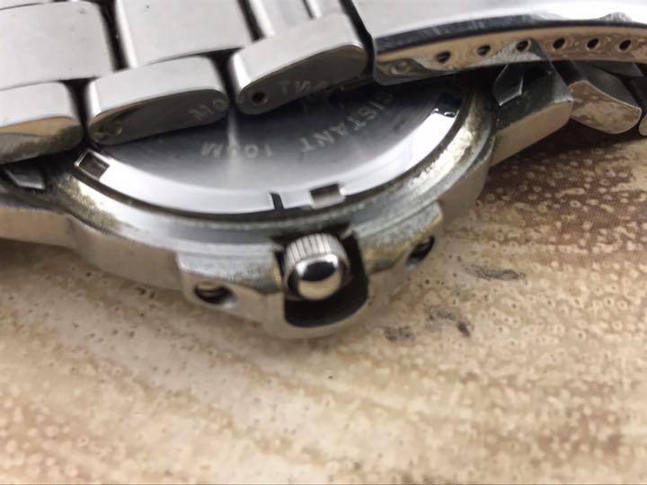 As is For Parts analog clock silver movement quartz battery