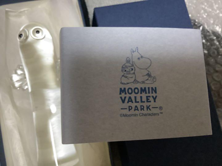 Moomin Moominvalley Park Nyoronyoro Glass Object