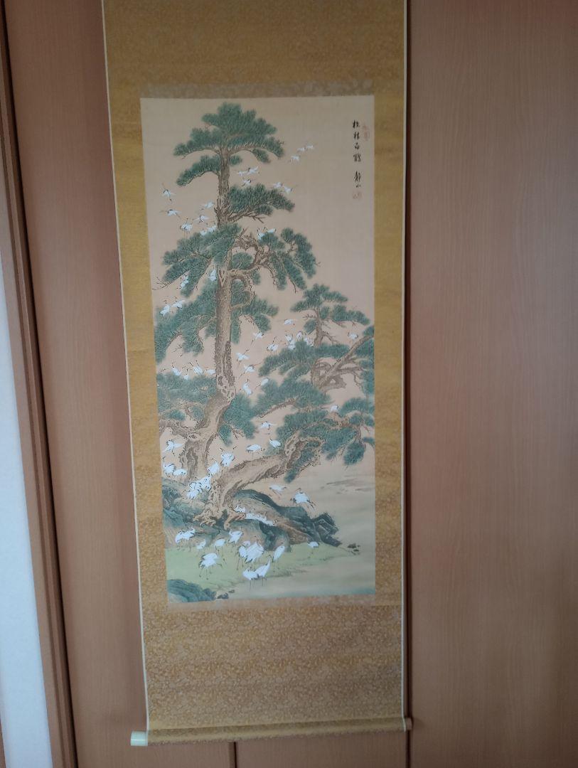 Hanging scroll of 100 cranes JAPAN