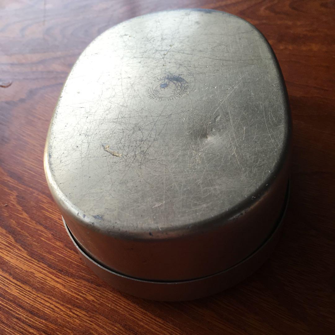 Mandarin orange kokeshi aluminum bento box