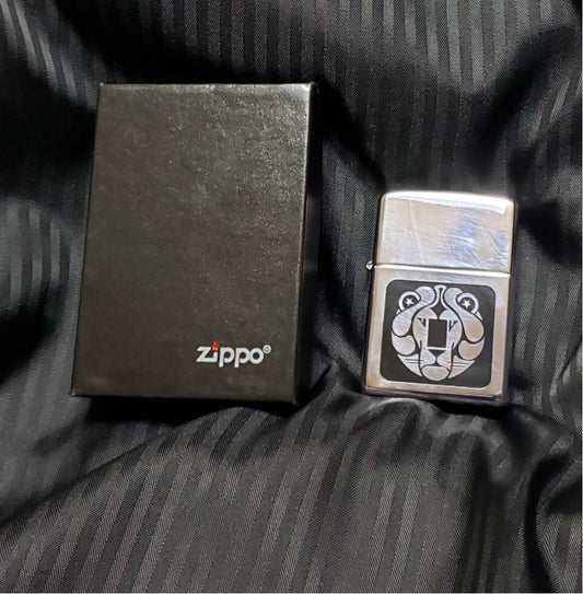 As is For Parts Zippo Constellation Motif Leo Writer