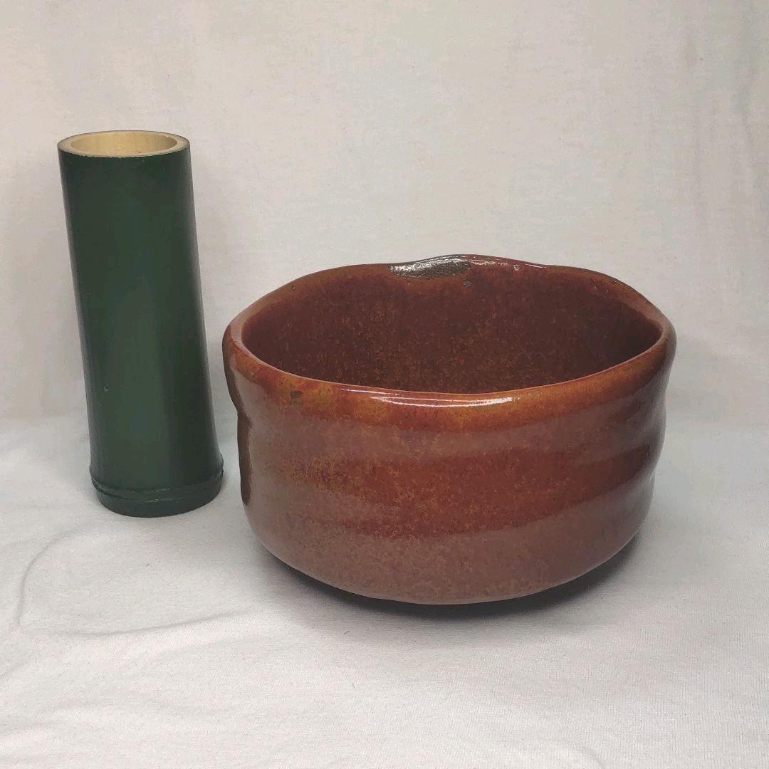 Shimadai tea bowl Matsuraku-zukuri Tea ceremony utensils Large