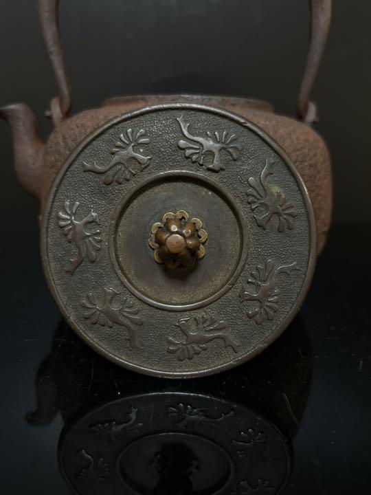 Era Seijudo Meijin-zukuri Sentoku ancient crest lid Flat round type