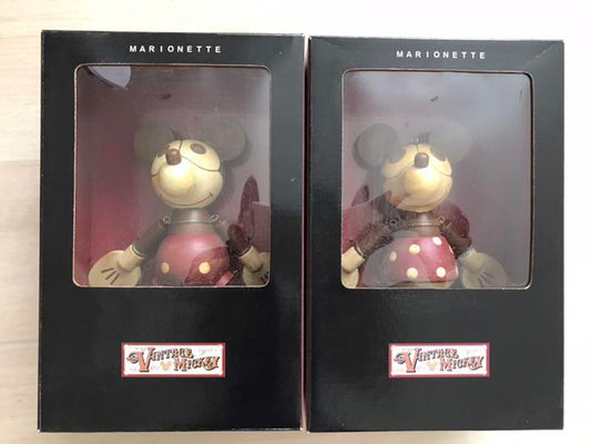 Disney Mickey Minnie Marionette Retro Toy