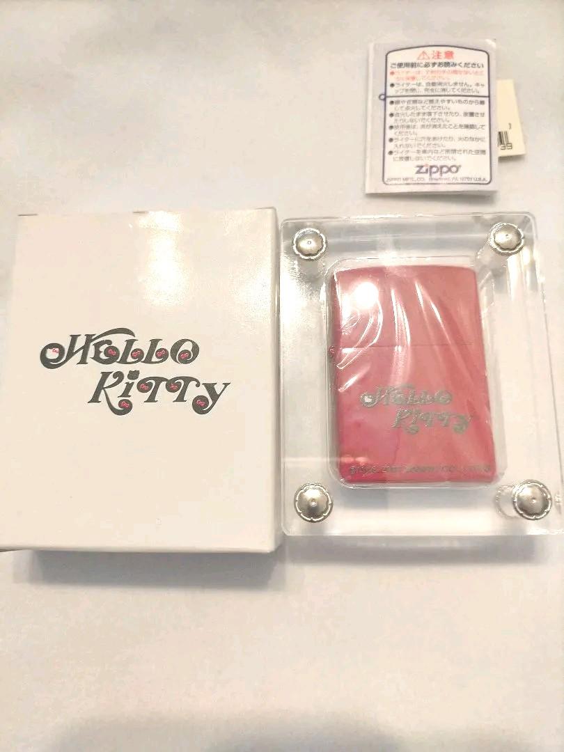 As is for parts ZIPPO lighter Hello Kitty unused item with serial number with ca