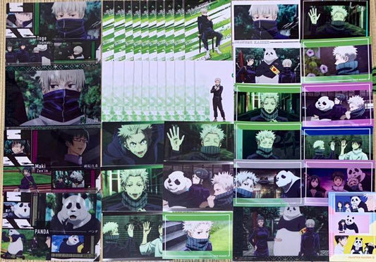 Lot Jujutsu Kaisen Dog Maki Thorn Postcard Clear Visual Poster Japan