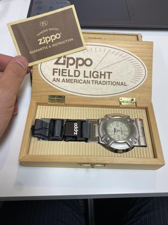 As is For Parts  zippo U.S. HARD WATCH clock pocket watch
